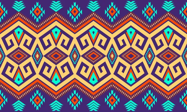 Geometrik etnik oryantal geleneksel desen. Şekil kabile nakışı. Arkaplan, duvar kağıdı, giysi, ambalaj, kumaş, vektör çizimi için tasarım