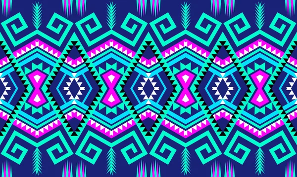 Geometrik etnik oryantal geleneksel desen. Şekil kabile nakışı. Arkaplan, duvar kağıdı, giysi, ambalaj, kumaş, vektör çizimi için tasarım