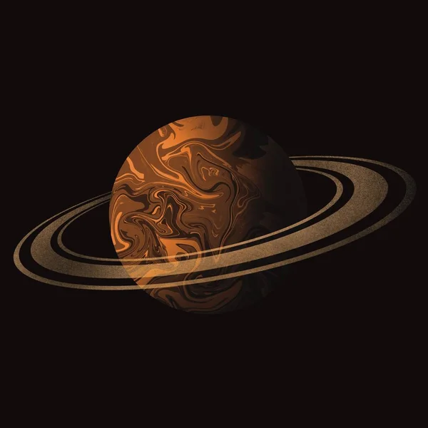太阳系卡通行星 宇宙行星星系轨道太阳月球木星火星金星地球网调汞宇宙天文学 — 图库照片