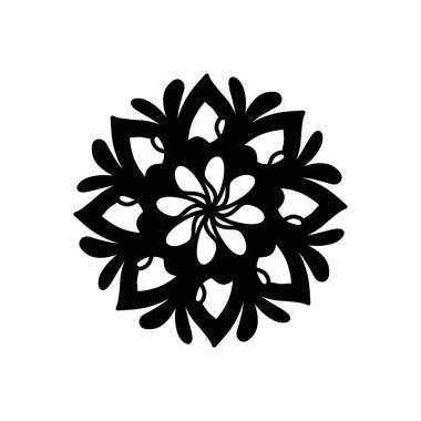 Dekorasyon için siyah ve beyaz çiçekler