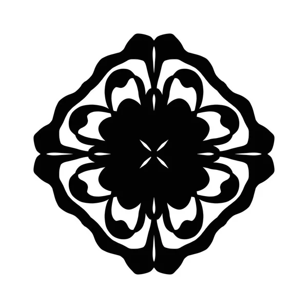 Schwarze Und Weiße Blumen Zur Dekoration — Stockfoto