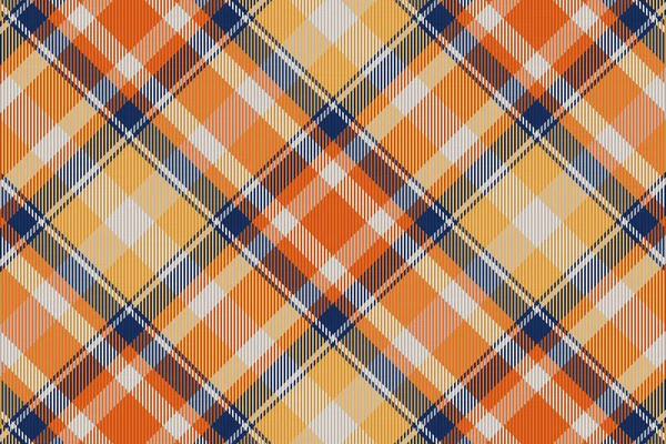 Padrão Xadrez Tartan Sem Costura Fundo Textura Têxtil Ilustração Vetorial — Vetor de Stock