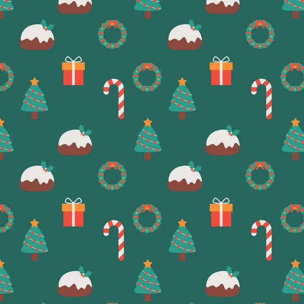 El çizimi Noel desenli tasarım geçmişi. Vektör illüstrasyonu.