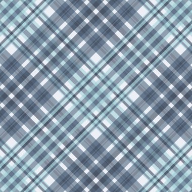 Kusursuz kış ekose desenli arka plan. Vektör illüstrasyonu.