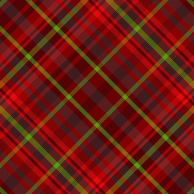 Sevgililer Günü renginde kusursuz ekose desenli arka plan. Vektör illüstrasyonu.