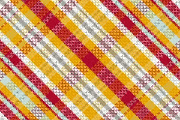 Padrão Xadrez Tartan Com Textura E Cor De Verão. Ilustração