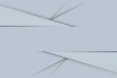 Soyut mavi gri kağıt tarzı arkaplan. Vektör illüstrasyonu.