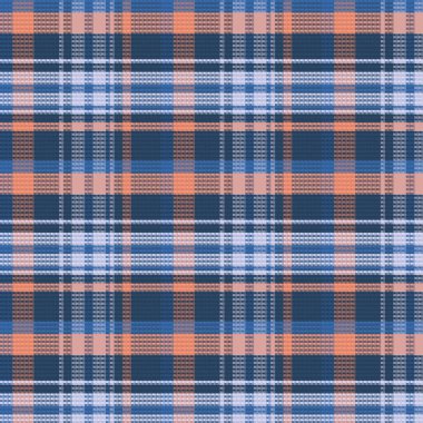 Kusursuz ekose desenli, klasik renkte bir arka plan. Vektör illüstrasyonu.