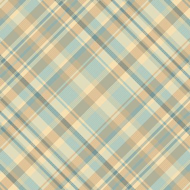Kusursuz ekose desenli, klasik renkte bir arka plan. Vektör illüstrasyonu.