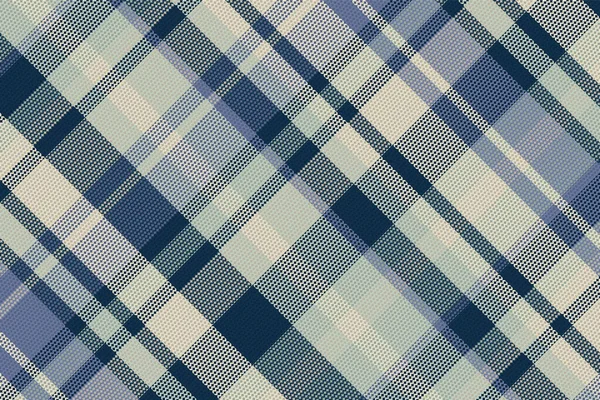 Seamless Tartan Plaid Pattern Background Vintage Color Vector Illustration — Stock Vector