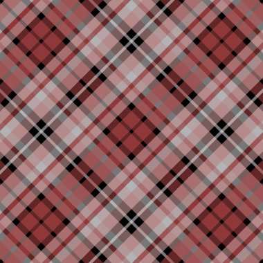 Kusursuz ekose desenli, klasik renkte bir arka plan. Vektör illüstrasyonu.