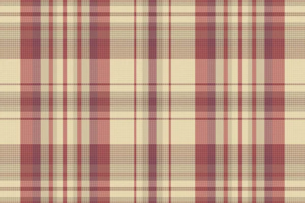 Seamless Tartan Plaid Pattern Background Vintage Color Vector Illustration — Stock Vector