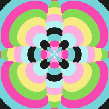 Soyut psikedelik moda arka plan. Vektör illüstrasyonu.