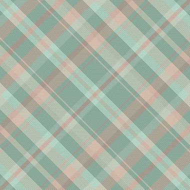 Kusursuz ekose desenli, klasik renkte bir arka plan. Vektör illüstrasyonu.