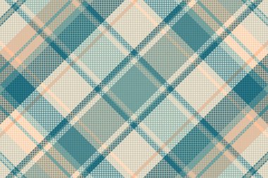 Kusursuz ekose desenli, klasik renkte bir arka plan. Vektör illüstrasyonu.