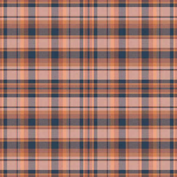 Seamless Tartan Plaid Pattern Background Vintage Color Vector Illustration — Vetor de Stock