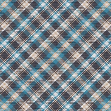 Kusursuz ekose desenli, klasik renkte bir arka plan. Vektör illüstrasyonu.