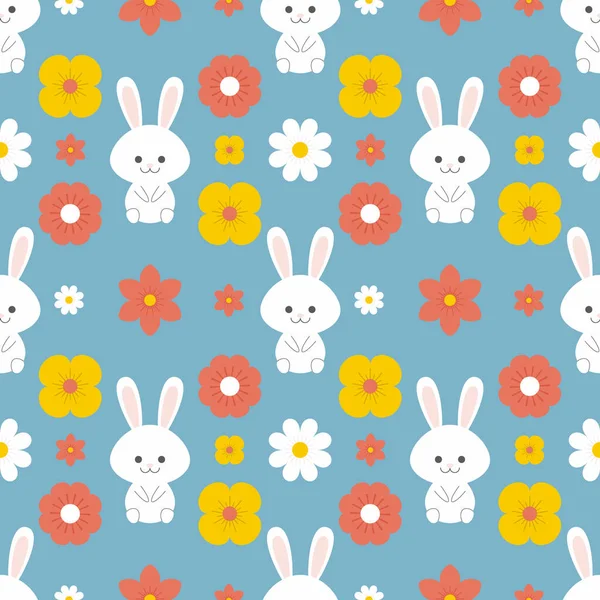 Düz elle çizilmiş paskalya deseni. Vektör illüstrasyonu.