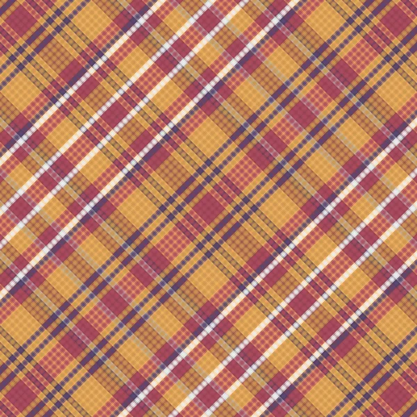 Seamless Tartan Plaid Pattern Background Vintage Color Vector Illustration — Stockvektor