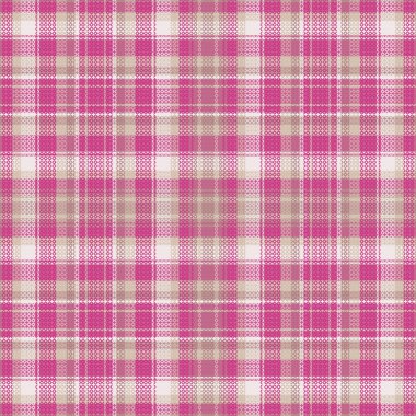 Kusursuz ekose desenli, klasik renkte bir arka plan. Vektör illüstrasyonu.