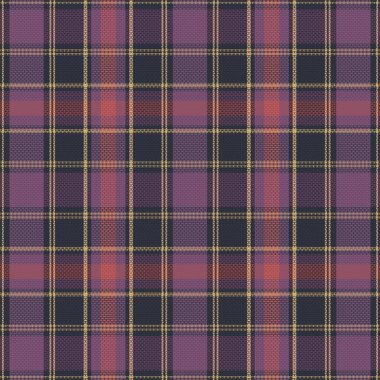 Kusursuz ekose desenli, klasik renkte bir arka plan. Vektör illüstrasyonu.