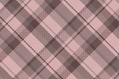 Pastel renkli, kusursuz tartan desenli arka plan. Vektör illüstrasyonu.