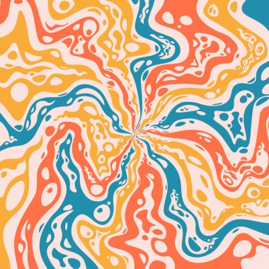 Soyut psikedelik moda arka plan. Vektör illüstrasyonu.