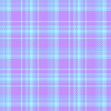 Pastel renkli, kusursuz tartan desenli arka plan. Vektör illüstrasyonu.