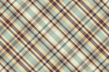 Pastel renkli, kusursuz tartan desenli arka plan. Vektör illüstrasyonu.