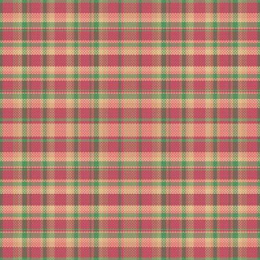 Tertemiz ekose desenli, desenli ve pastel renkli..