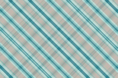 Kusursuz ekose desenli, desenli ve pastel renkli. Vektör illüstrasyonu.