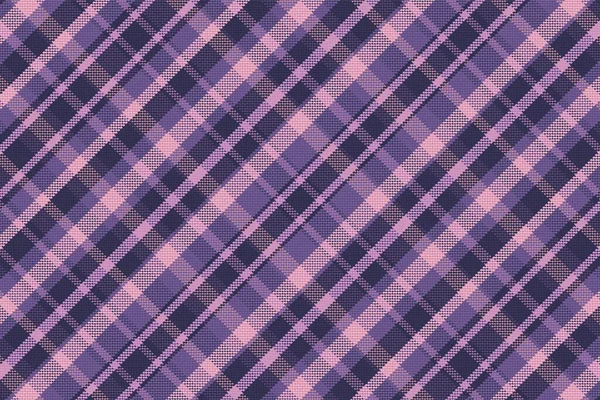 Naadloze Tartan Ruitpatroon Met Textuur Pastelkleur Vectorillustratie — Stockvector