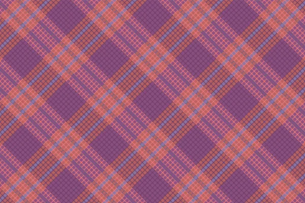 Naadloze Tartan Ruitpatroon Met Textuur Pastelkleur Vectorillustratie — Stockvector