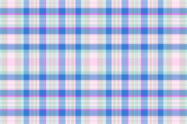 Tertemiz ekose desenli, desenli ve retro renkli. Vektör illüstrasyonu.