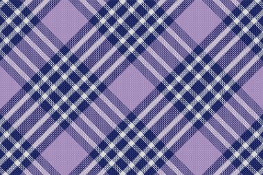 Tertemiz ekose desenli, desenli ve retro renkli. Vektör illüstrasyonu.