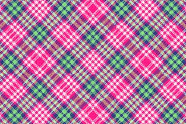 Tartan desenli, desenli ve retro renkli. Vektör illüstrasyonu.