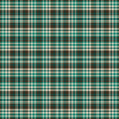 Tartan desenli, desenli ve retro renkli. Vektör illüstrasyonu.