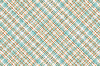 Tartan desenli, desenli ve retro renkli. Vektör illüstrasyonu.