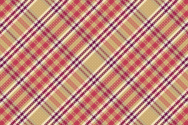 Padrão Xadrez Tartan Com Textura Cor Retro Ilustração Vetorial — Vetor de Stock