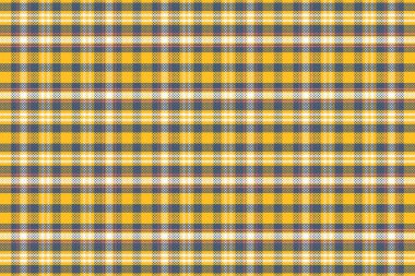 Tartan desenli, desenli ve retro renkli..