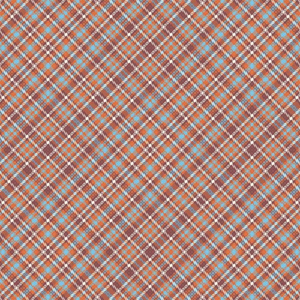 Modèle à carreaux de tartan avec texture et couleur rétro. — Image vectorielle