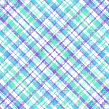 Tartan desenli, desenli ve retro renkli. Vektör illüstrasyonu.