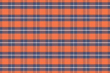 Tartan desenli, desenli ve retro renkli. Vektör illüstrasyonu.