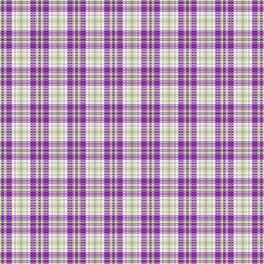 Tartan desenli, desenli ve retro renkli. Vektör illüstrasyonu.