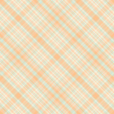 Tartan desenli, desenli ve doğa renginde. Vektör illüstrasyonu.