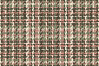 Tartan desenli, desenli ve doğa renginde. Vektör illüstrasyonu.