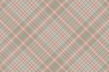 Tartan desenli, desenli ve doğa renginde. Vektör illüstrasyonu.