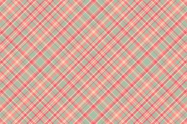 Tartan desenli, desenli ve doğa renginde. Vektör illüstrasyonu.