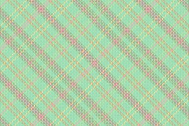 Tartan desenli, desenli ve yaz renginde. Vektör illüstrasyonu.