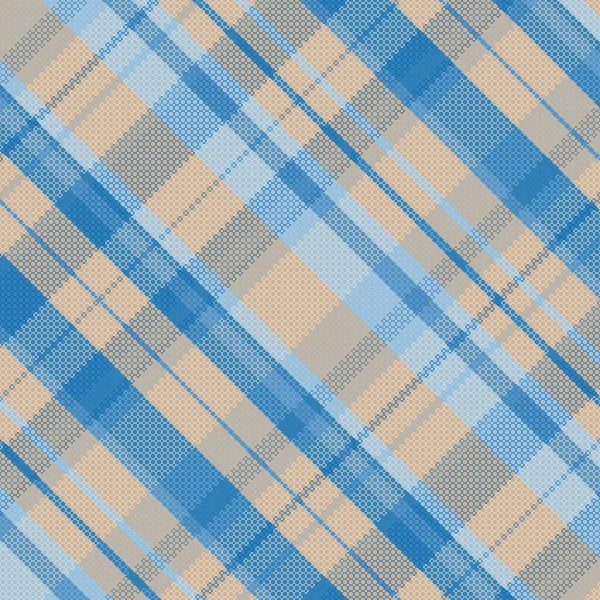 Tartan Plaid Pattern Texture Summer Color Vector Illustration — Stockvektor